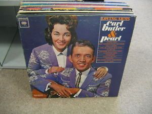 Carl Butler & Pearl Loving Arms vinyl LP MONO Columbia