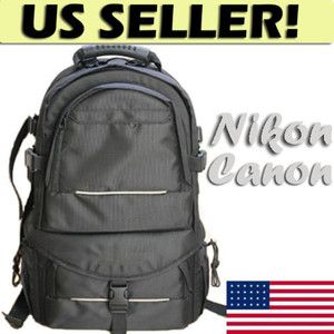 Universal Sony HD Canon Nikon camera Backpack Pro Bag Case DSLR SLR 