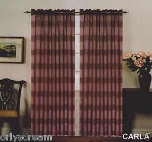   Collection Elegant 2 Panels Curtain Drape Set Carla Brown