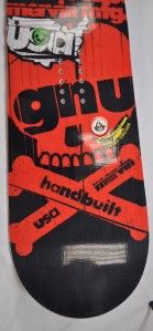 GNU Carbon Credit Series Banana Tech Snowboard Brand New Red Size 153 
