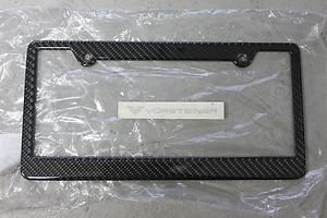 100 Real And Authentic Carbon Fiber License Plate Frame CF Tag Frame