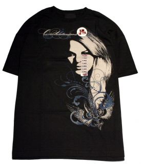 Carrie Underwood Black Cotton Slim Fit T Shirt Size XL Live Nation 