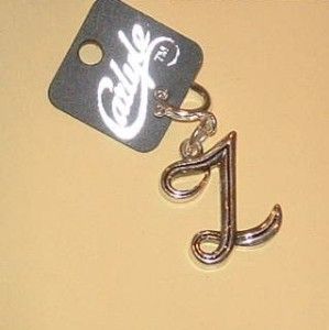 Carlyle Pull Charm Silver Tone Letter Z