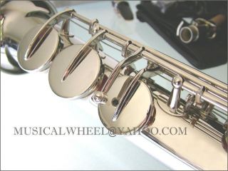 Soprano SAXOPHONE Sax   Nickel/Silver Color  Free Case