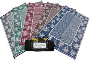 RV Awning Patio Camping Mats with Free Carrying Bag Paradise Design 