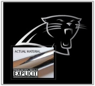 Carolina NFL Panthers Chrome Wall Car Truck Vinyl Decal Skin Sticker 