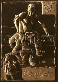 Danbury Mint WWE 22kt gold card set (70) plus leather binder