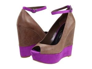 Jessica Simpson Carrack Coffee Suede Wedge