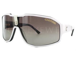 Carrera 36 Mjyjd White Black Brown Shaded Sunglasses