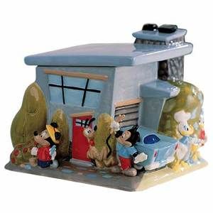 Disney Casa de Mickey & Friends Urban Cookie Jar. NEW in Box