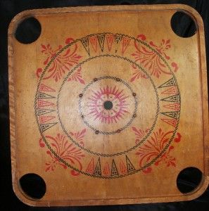   1898 1902 Archarena Wooden Game Board & Game PiecesThe Carrom Co