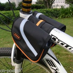 Bike Bicycle Front Tube Frame Bag Case Pouch Pannier Carrying Personal 