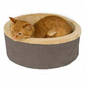 Thermo Kitty Bed K H3193 Heated Cat Bed in Mocha