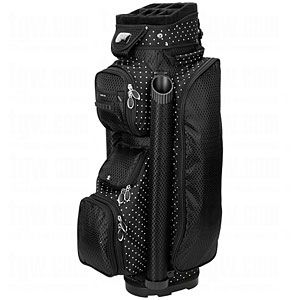 RJ Sports Ladies Boutique Cart Bag Black Polka Dot Golf
