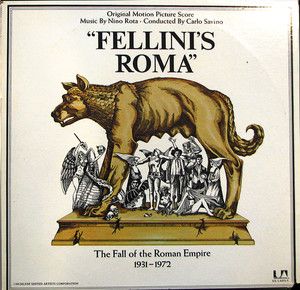 NINO ROTA Fellinis Roma RARE United Artists SOUNDTRACK NM Vinyl