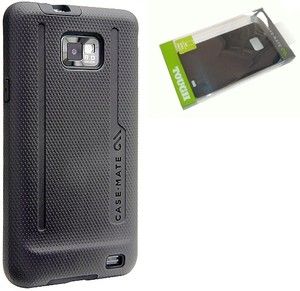 Case Mate Genuine Hard Black Tough Case For Samsung Galaxy S 2 II New 