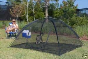 Abo Gear Happy Habitat Outdoor Cat Dog Pet Enclosure Tent Cage Shelter 