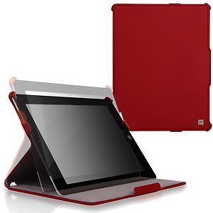 CaseCrown Ace Flip Case for Apple iPad 2 iPad 3rd Generation Red
