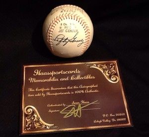 LEFTY GOMEZ Signed Autographed Vintage Official NBC Baseball COA