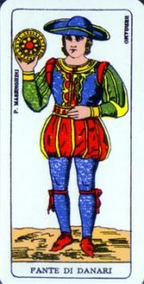 Italian Tarocchino Milanese Masenghini Tarot Cards Deck