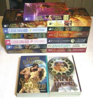 Lot 15 Cassie Edwards Savage Historical Native American Western 