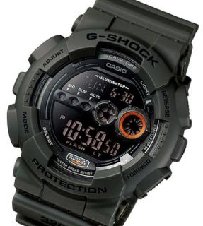Casio GD 100MS 3 G Shock Military Dark Green Watch