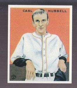 Carl Hubbell 1983 Reprint of 1933 Goudey Card by Renata Galasso 234 