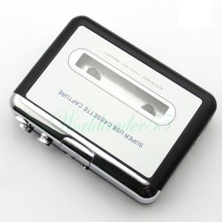 USB Cassette Audio Tape Converter to iPod  CD Player and Portable 