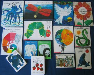 Eric Carle Lot 14 Kids Books Animals Animals Lonely Firefly Hungry 