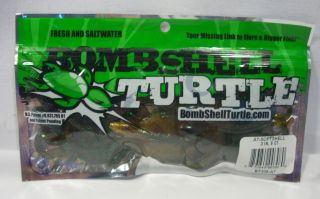 Package 6 Castalia 3 Bombshell Turtles Soft Plastic Lure Fishing Bait 