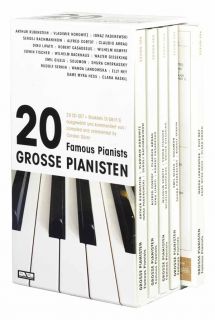 20 CD Famous Pianists Grosse Pianisten Carsten Dürer