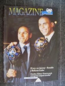 FIFA Magazine Issue February 1998 Ronaldo R Carlos