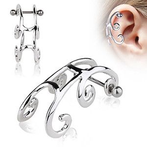 Cartilage Ring Tragus Sleigh Piercing Earring O43