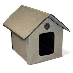    OUTDOOR HEATED CAT HOUSE ENCLOSURE KH3993 OUTDOOR HEATED CAT BED NEW