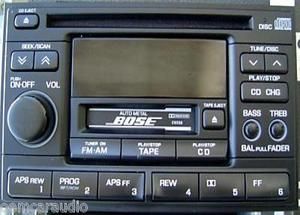 NISSAN Maxima Pathfinder QX4 BOSE Radio Stereo Tape Cassette CD 