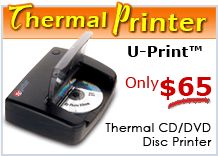 The ribbon is compatible with U Print model # CDP78 Disc Printer.