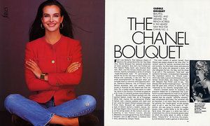 Carole Bouquet Chanel Perfume 3 PG Magazine Editorial