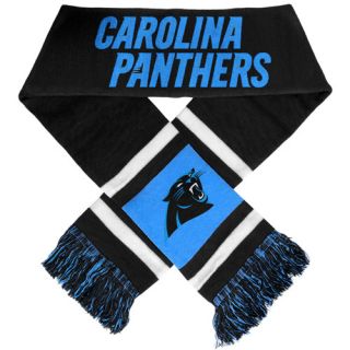 click an image to enlarge carolina panthers team stripe scarf black a 