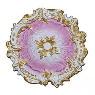 hand painted 16 75 inch starburst ceiling medallion enhance your