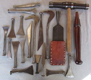 Vintage Caulking Irons Slick and SHIP Building Tools