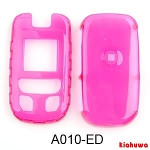 CELL PHONE FACEPLATE FOR SAMSUNG CONVOY U640 TRANS CLEAR HOT PINK