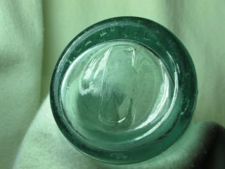 Vintage William H Cawley Company not to Be Sold Aqua Bottle Dover NJ 