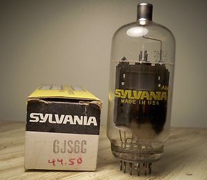 RADIO VACUUM TUBES 6JS6C SYLVANIA power amp cb linear ham swl vintage 