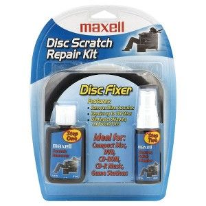 New Maxell CD DVD Disc Scratch Repair Kit Cleaner CD335