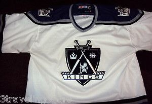 La Kings CCM Vintage Ice Hockey Jersey Sz XL