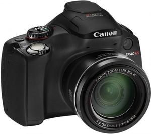 Canon PowerShot SX40 HS 12 1 MP Digital Camera Black