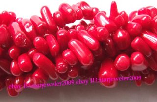 Wholesale10strands 6 10mm Beautiful Red Ocean Coral Fre