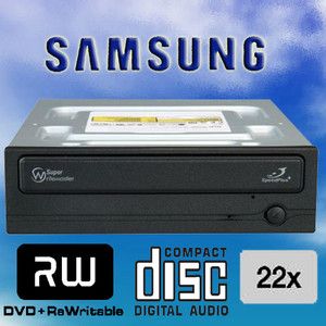Samsung Internal SATA 22x DVD CD RW DL Disc Burner re Writer Drive 