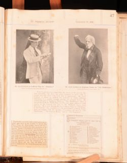   scrapbook compiled personally by actor cecil frederick