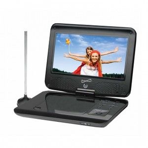LCD SUPERSONIC PORTABLE DVD CD  PLAYER w/ TV TUNER TELEVISION 